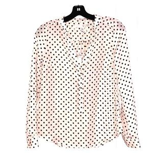 LC by Lauren Conrad polka dot blouse. NWT